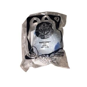 MCDONALDS HAPPY MEAL TOY 2011 BAKUGAN BLUE GREY RAZENOID BALL #7 TOY